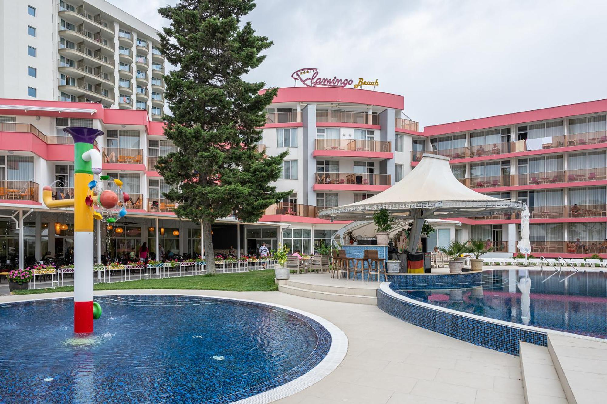 Flamingo Beach Hotel ซันนีบีช ภายนอก รูปภาพ